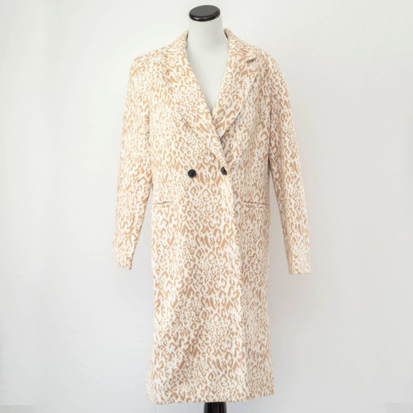 NWT Nine West Cheetah Print Coat Size Large
